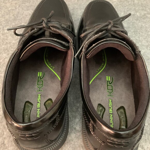 Nunn Bush Kore Men's Black Leather Lace Leather Shoes - Picture 7 of 10